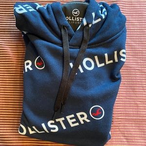 Hollister navy blue hoodie